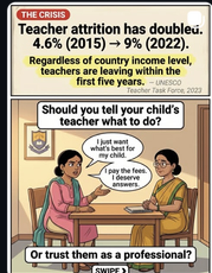 Teacher attrition comic