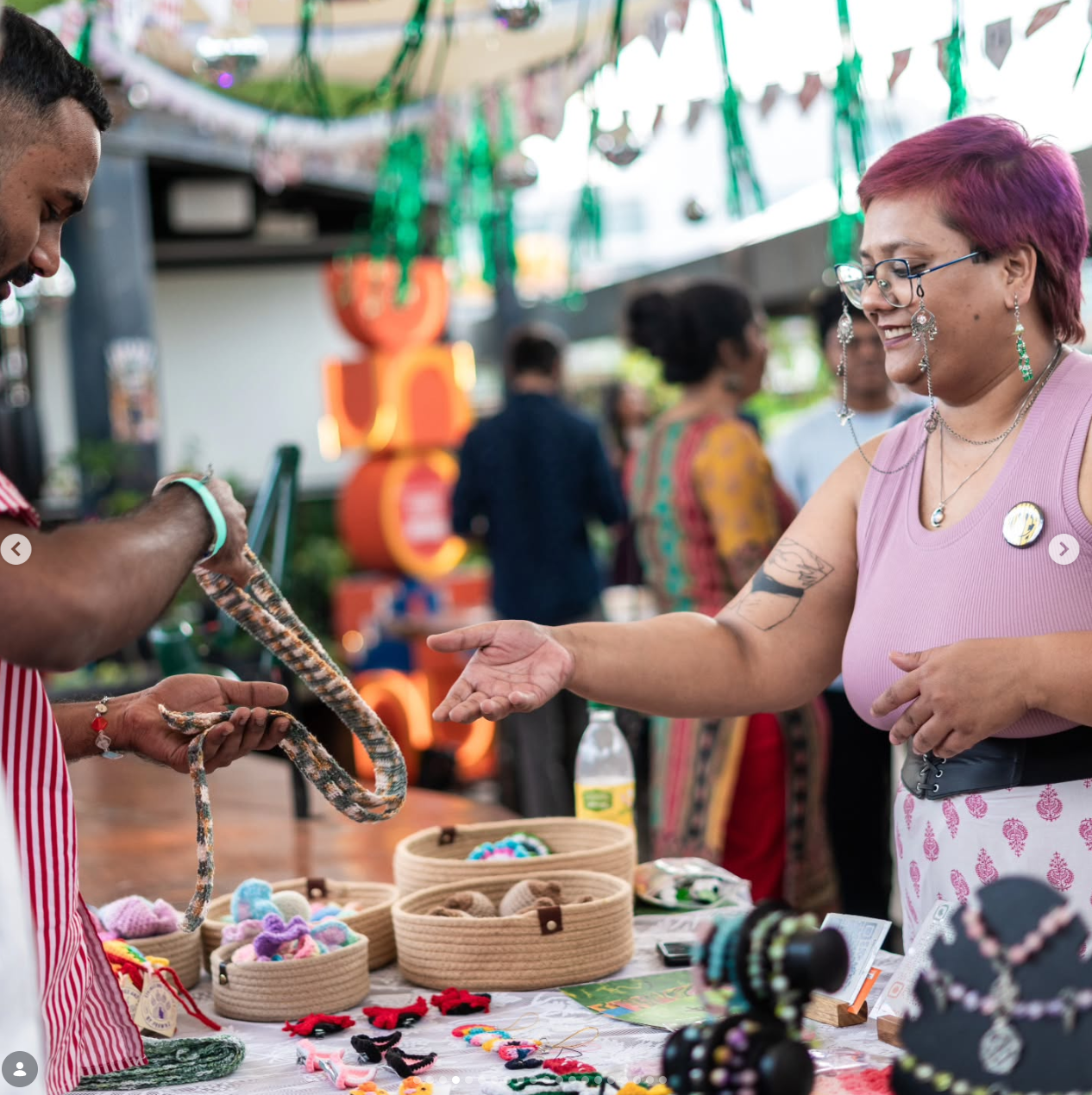 Flea market interaction